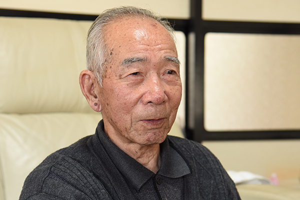 
Tsuyoshi Koya, an 87-year-old resident of Momonoura, Miyagi Prefecture. | SATOKO KAWASAKI
                          